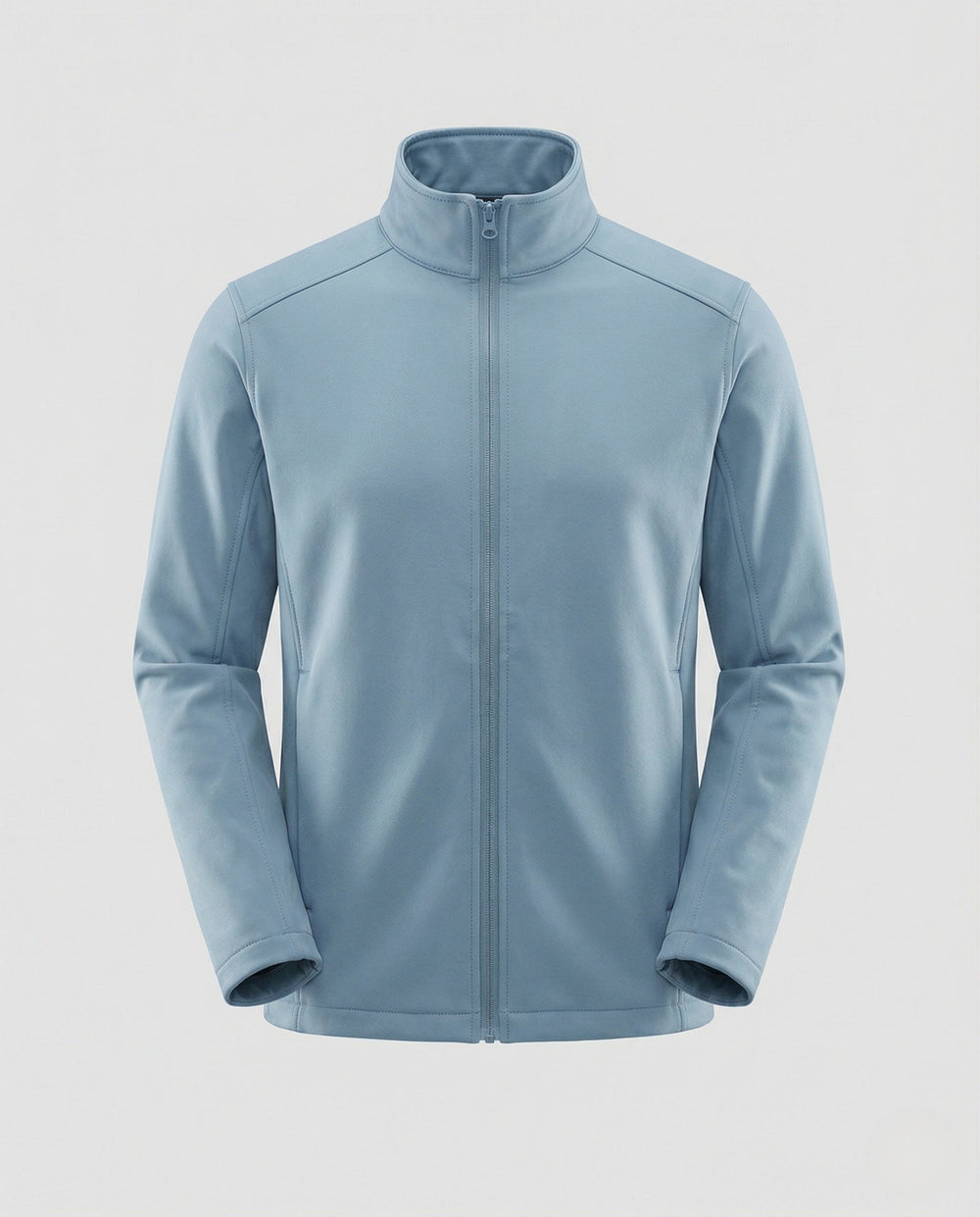 Damen Winterjacke hüftlang mit Stehkragen in Hellblau