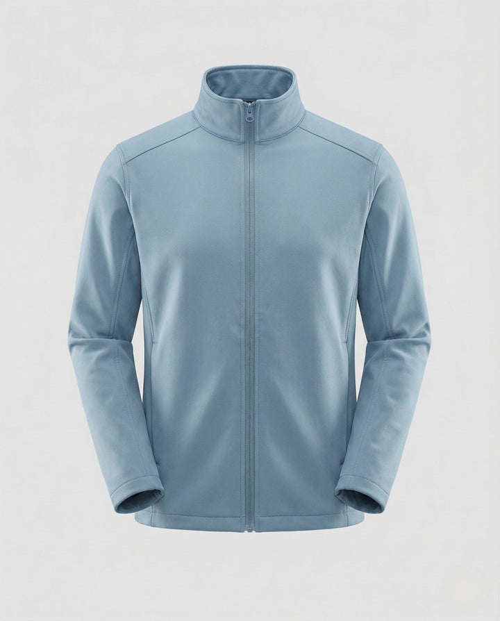 Damen Winterjacke hüftlang mit Stehkragen in Hellblau