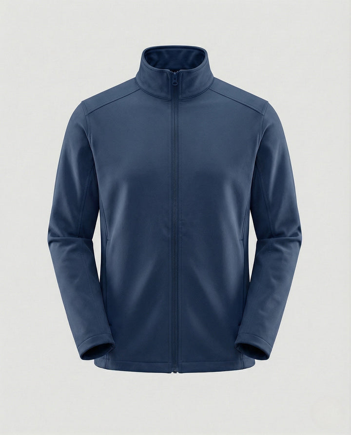 Damen Winterjacke hüftlang mit Stehkragen in Marineblau