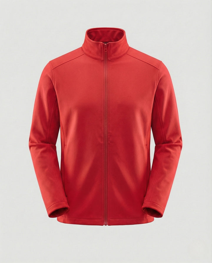 Damen Winterjacke hüftlang mit Stehkragen in Rot