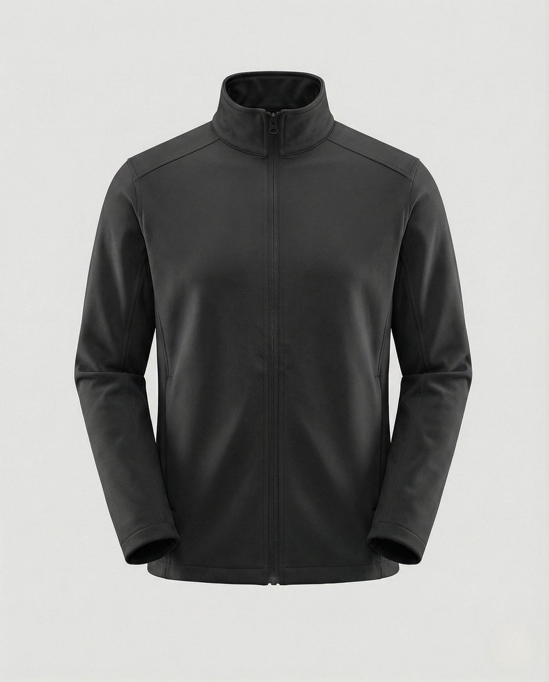 Damen Winterjacke hüftlang mit Stehkragen in Schwarz