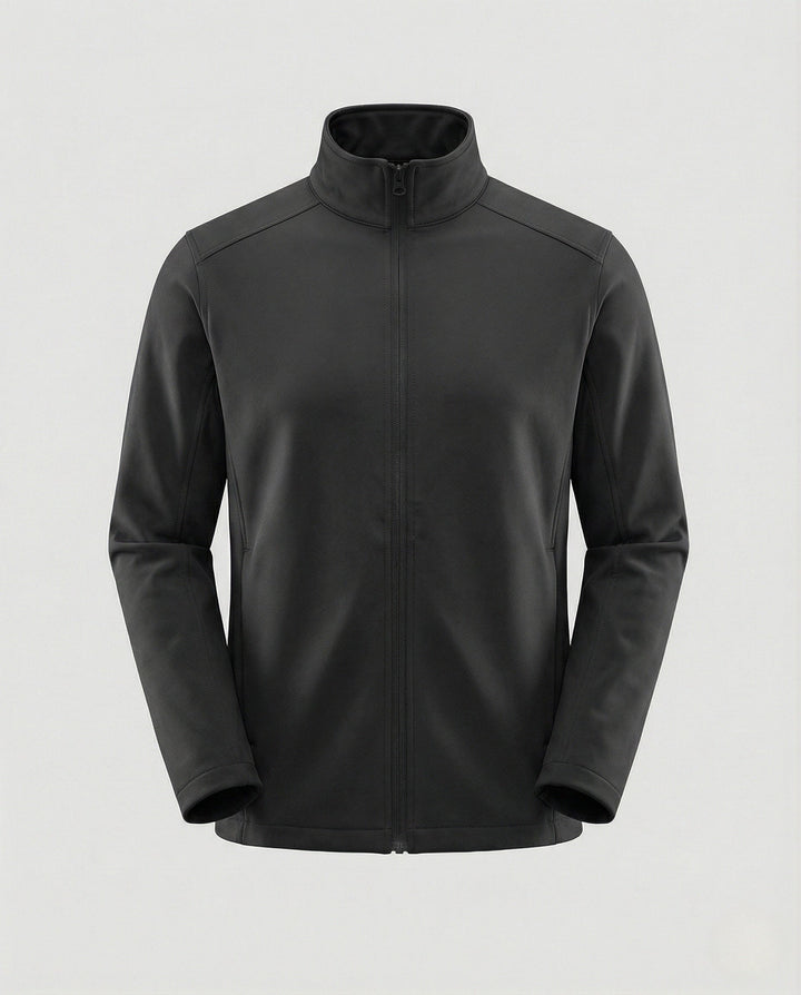 Damen Winterjacke hüftlang mit Stehkragen in Schwarz