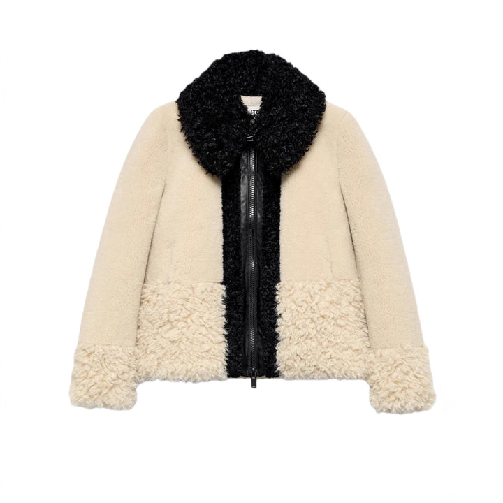 Damen Winterjacke im Blouson-Schnitt mit Kunstfellkragen (5)