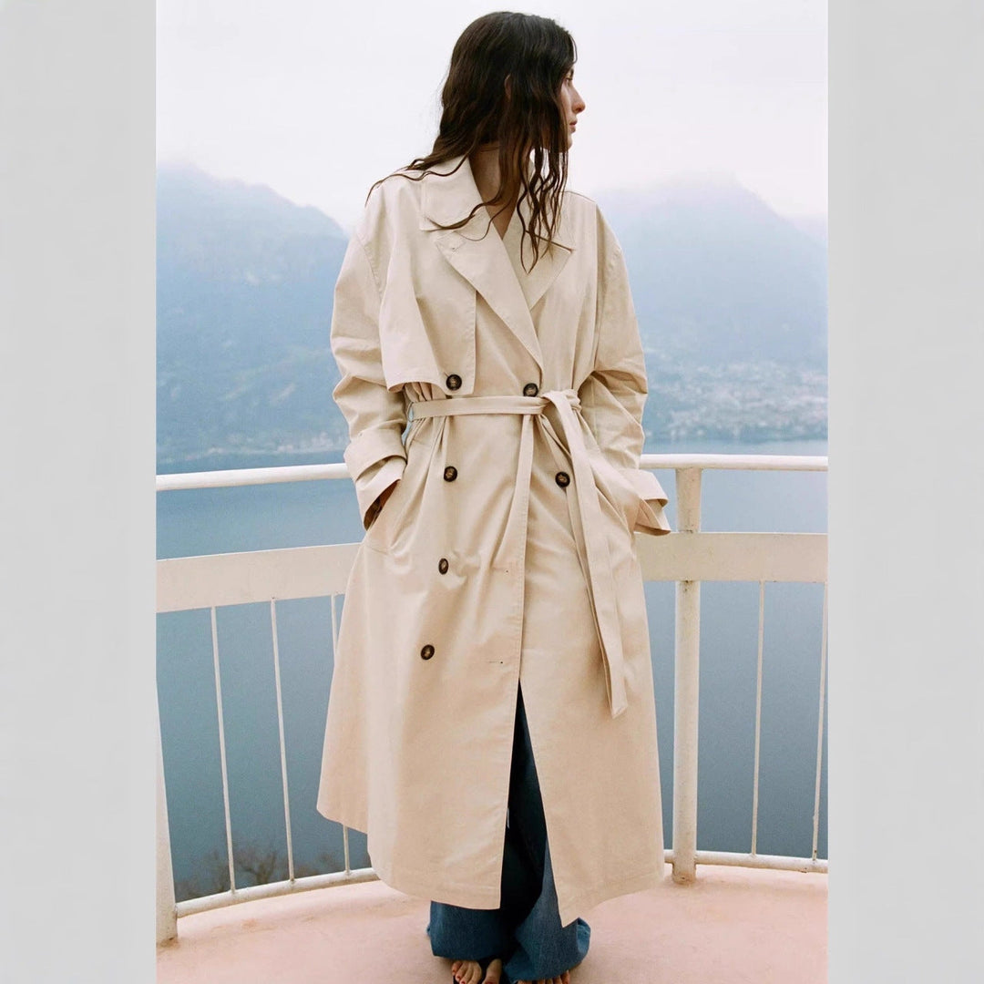 Damen Winterjacke im klassischen Trenchcoat-Stil (4)