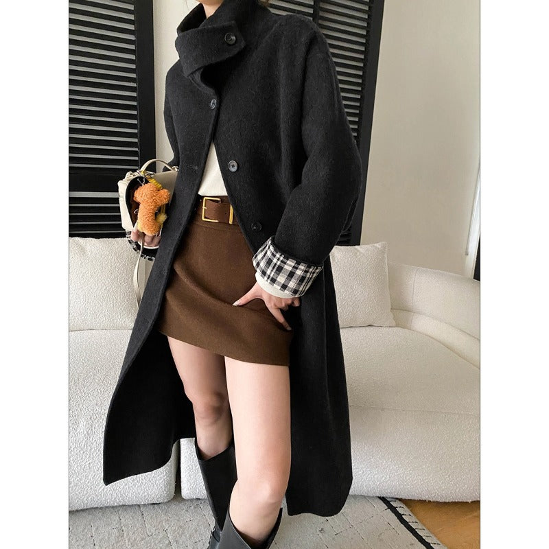 Damen Winterjacke im langen Schnitt für Alltag (4)