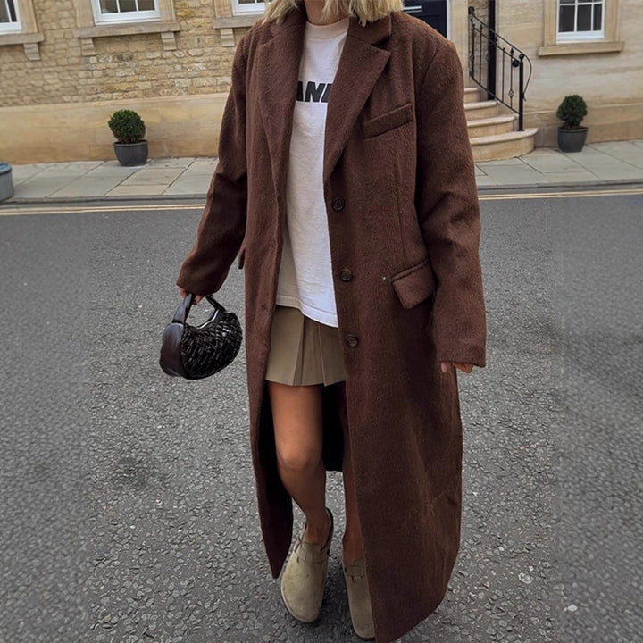 Damen Winterjacke im Teddy-Look mit Oversized-Schnitt