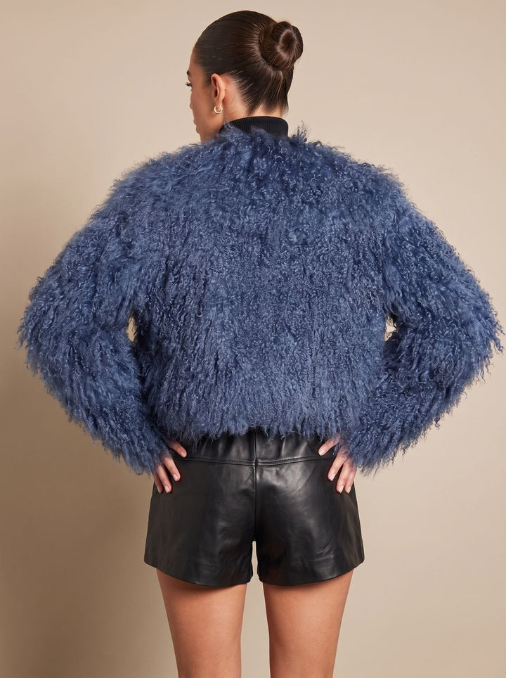Damen Winterjacke im Teddy-Stil Cropped (6)