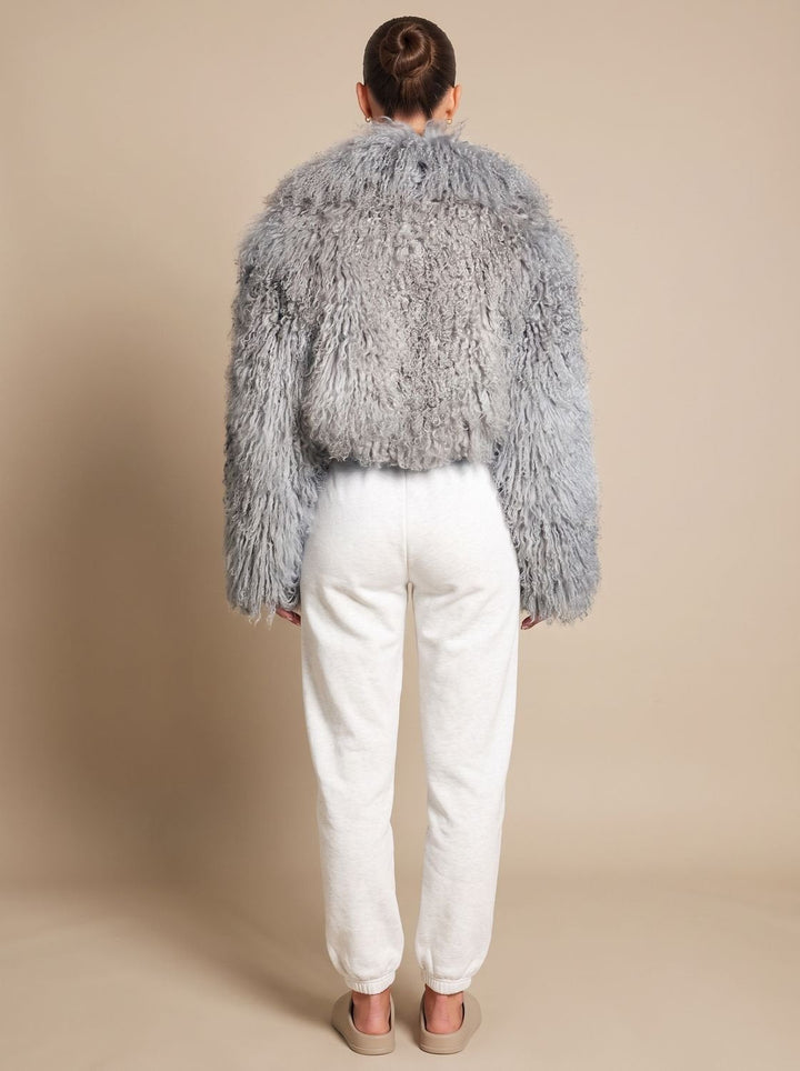 Damen Winterjacke im Teddy-Stil Cropped (8)