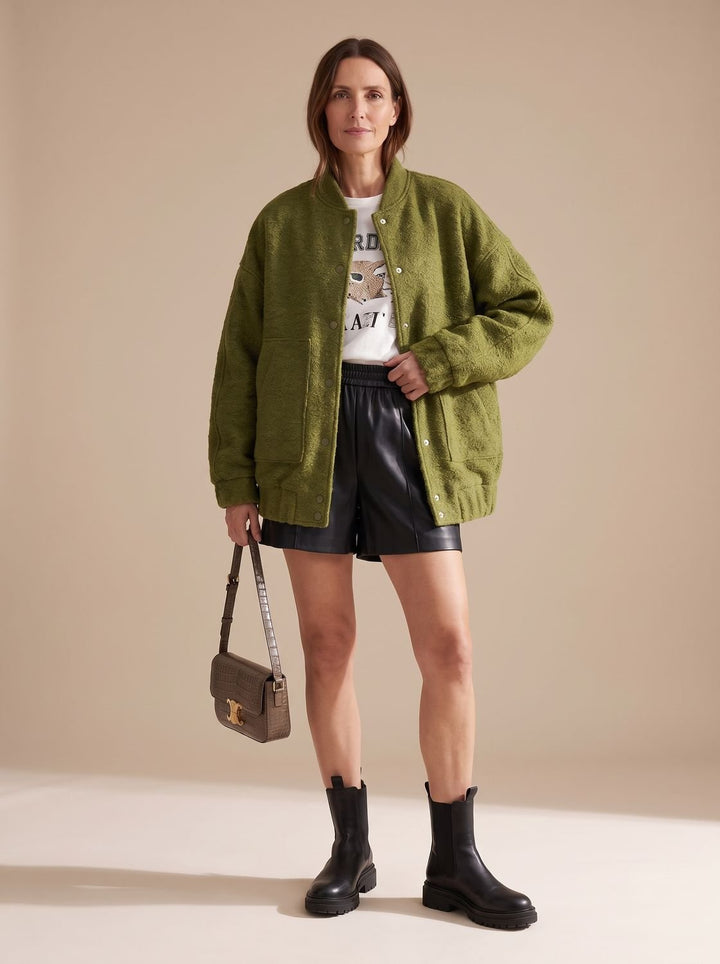 Damen Winterjacke im Teddystil Oversized (13)