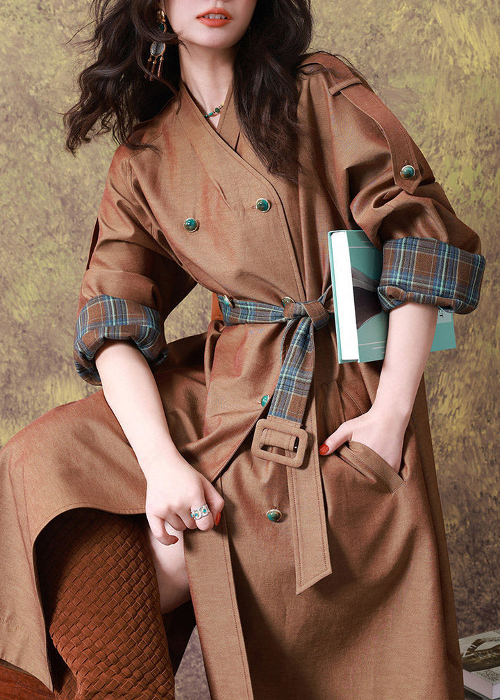 Damen Winterjacke im Trench-Stil mit Gürtel