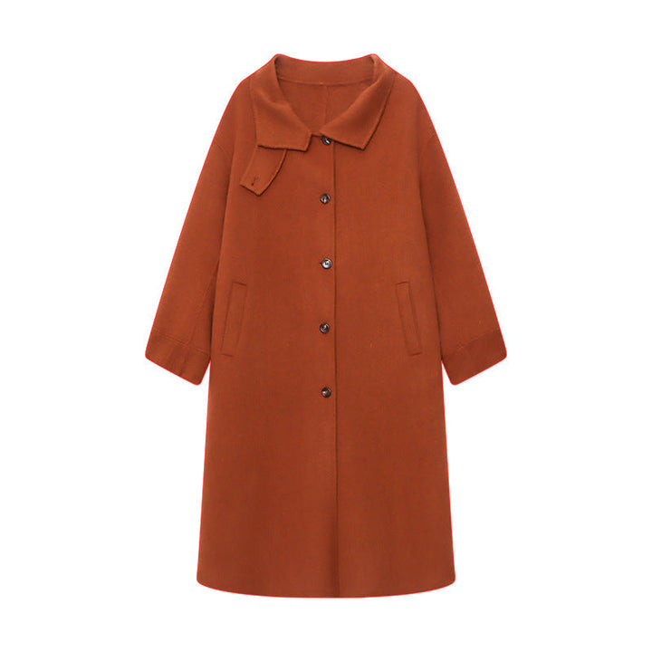 Damen Winterjacke Langer Schnitt aus Wolle (6)
