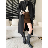 Lena | Damen Winterjacke Langer Schnitt aus Wolle