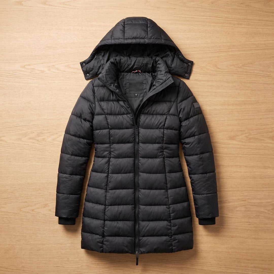 Damen Winterjacke Midi im Taillierten Schnitt (3)