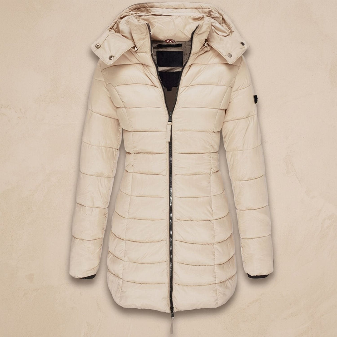 Damen Winterjacke Midi im Taillierten Schnitt (5)