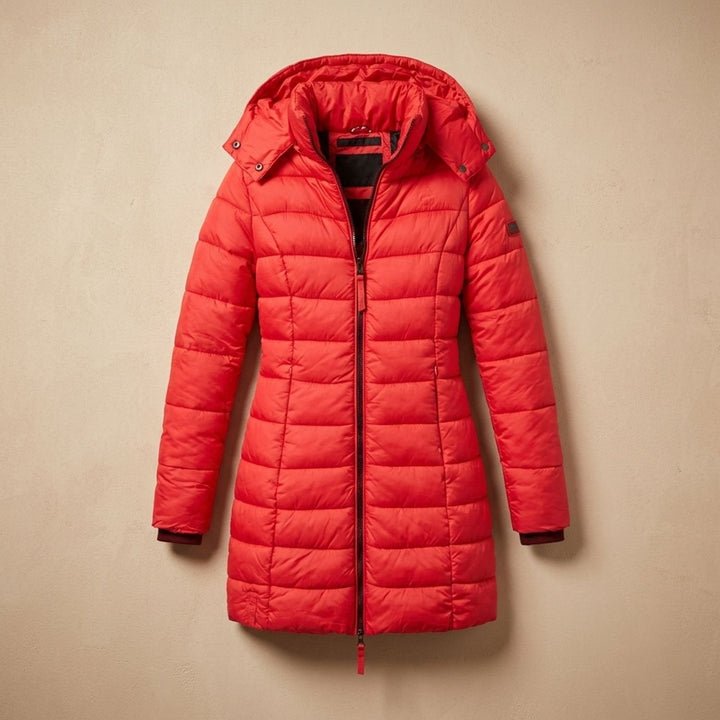 Damen Winterjacke Midi im Taillierten Schnitt (6)