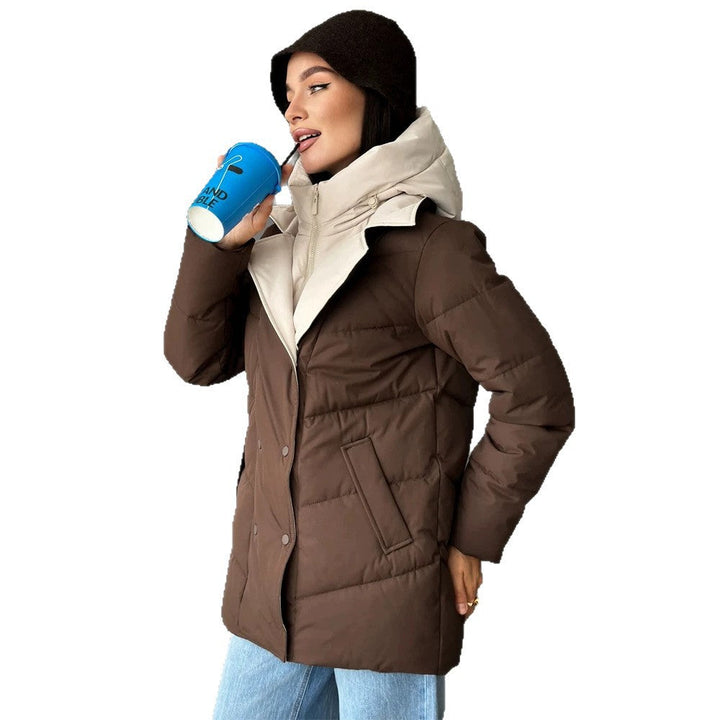 Damen Winterjacke mit abnehmbarer Steppweste zum Schichten (5)