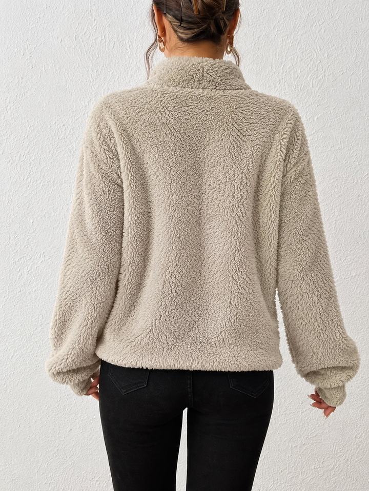 Damen Winterjacke mit Kapuze im Oversize-Stil (5)