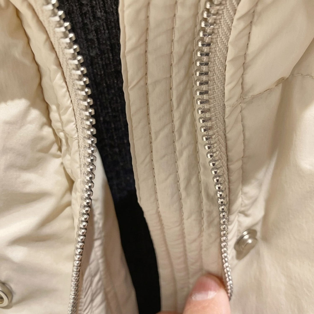 Damen Winterjacke mit Kapuze und Reißverschluss (9)