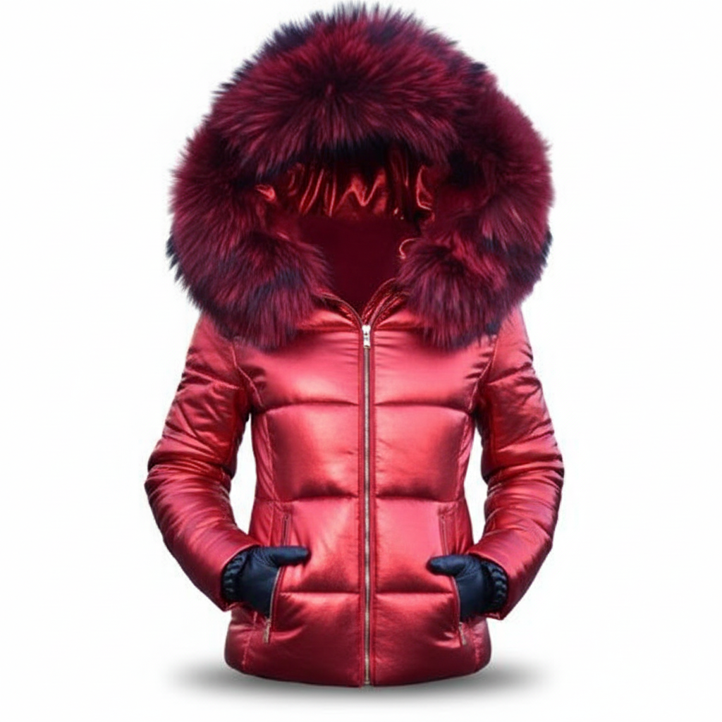 Damen Winterjacke mit Kapuze, wasserdicht (10)