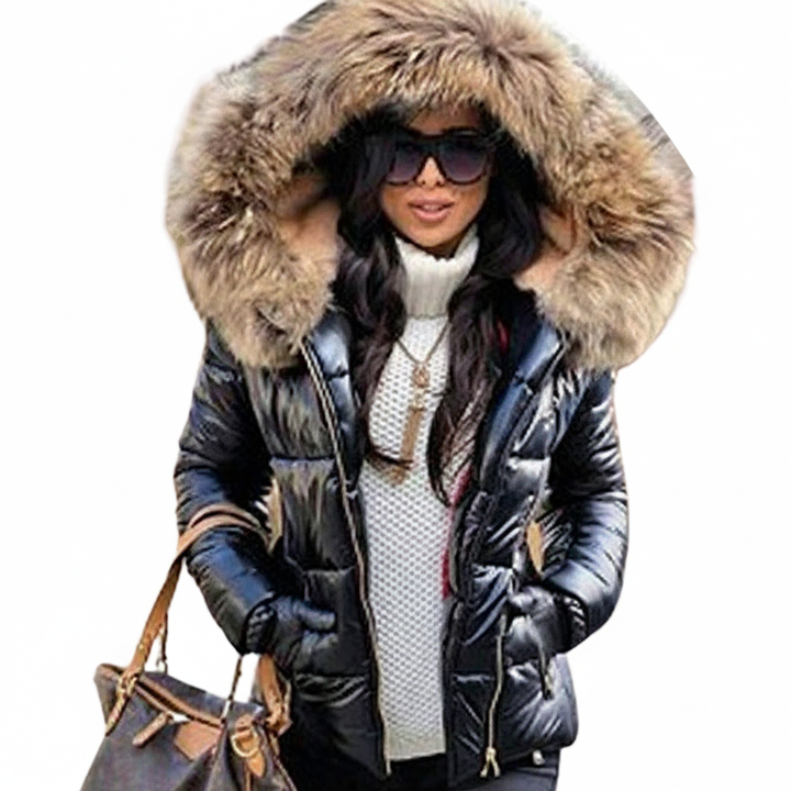 Damen Winterjacke mit Kapuze, wasserdicht (8)