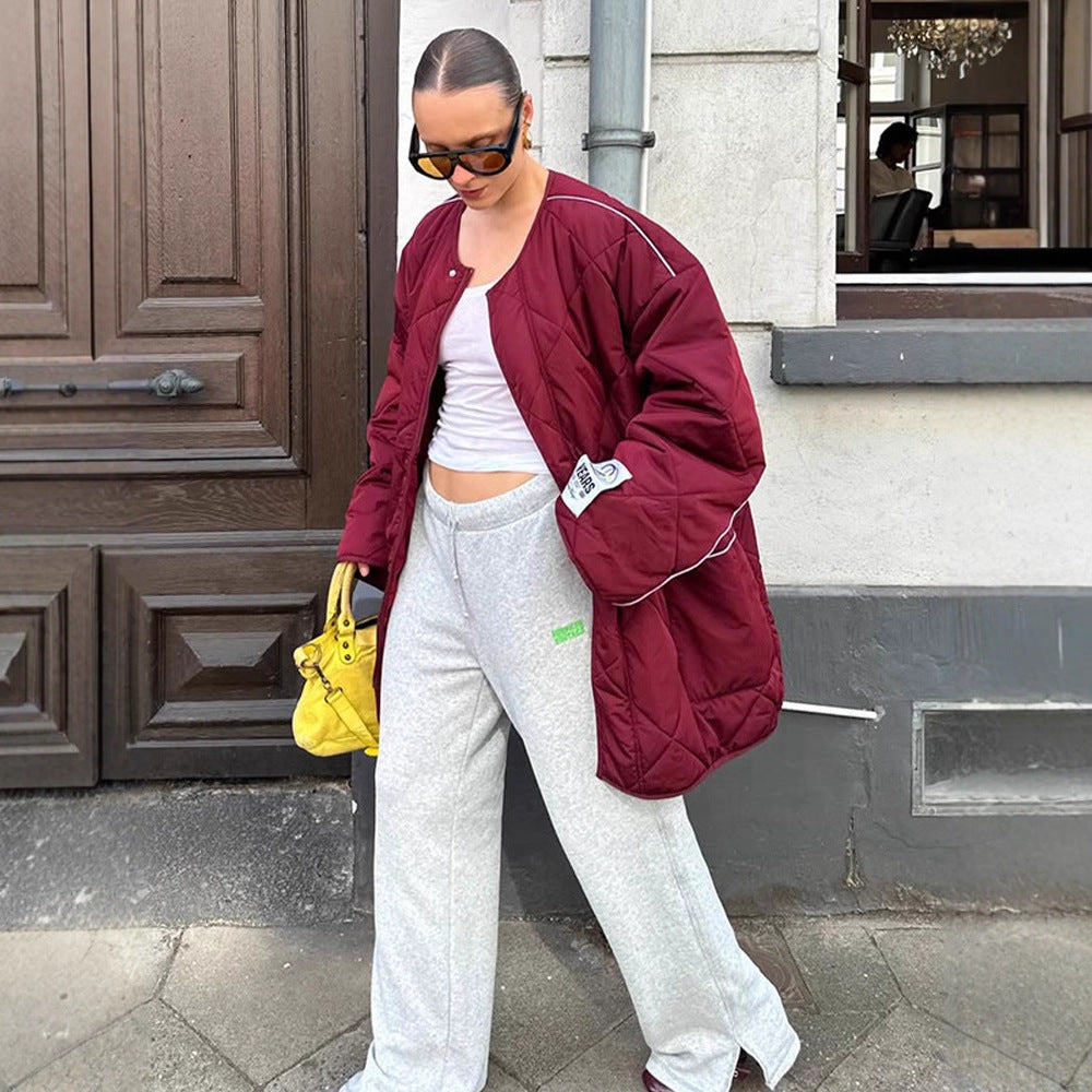 Damen Winterjacke mit moderner Steppung für Alltag