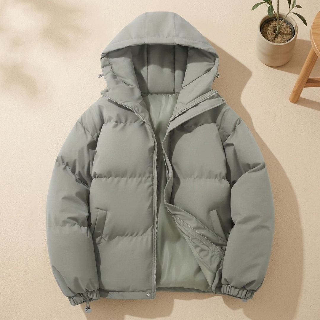 Damen Winterjacke mit Steppoptik für kalte Tage in Grau