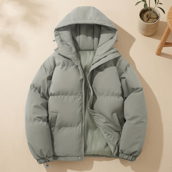 Damen Winterjacke mit Steppoptik für kalte Tage in Grau