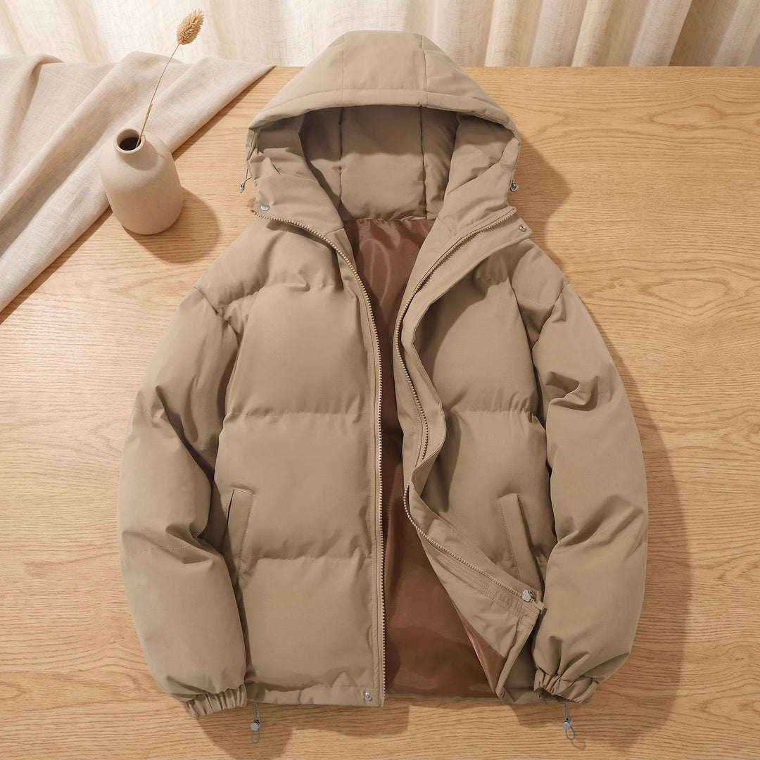 Damen Winterjacke mit Steppoptik für kalte Tage in Khaki