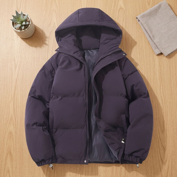 Damen Winterjacke mit Steppoptik für kalte Tage in Lila
