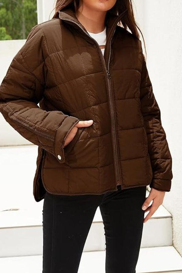 Damen Winterjacke mit Steppung für Übergangstage