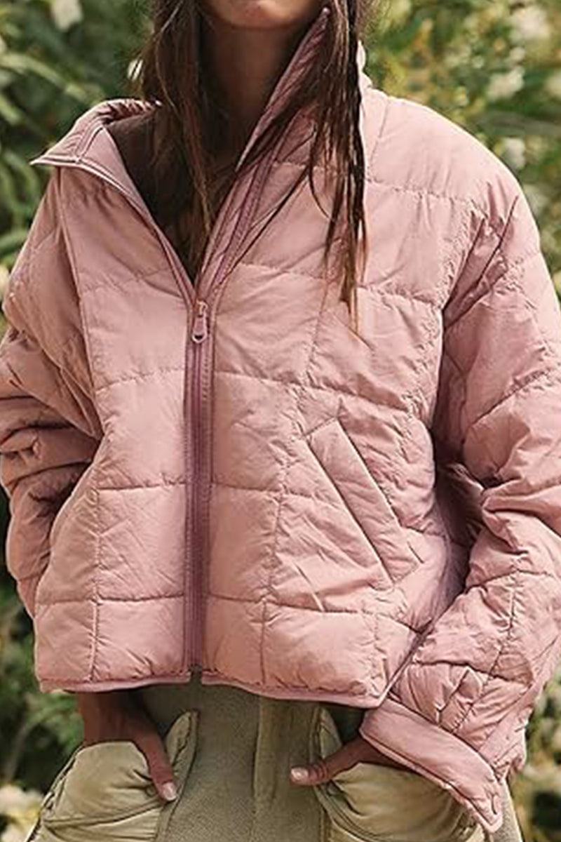 Damen Winterjacke mit Steppung für Übergangstage (18)
