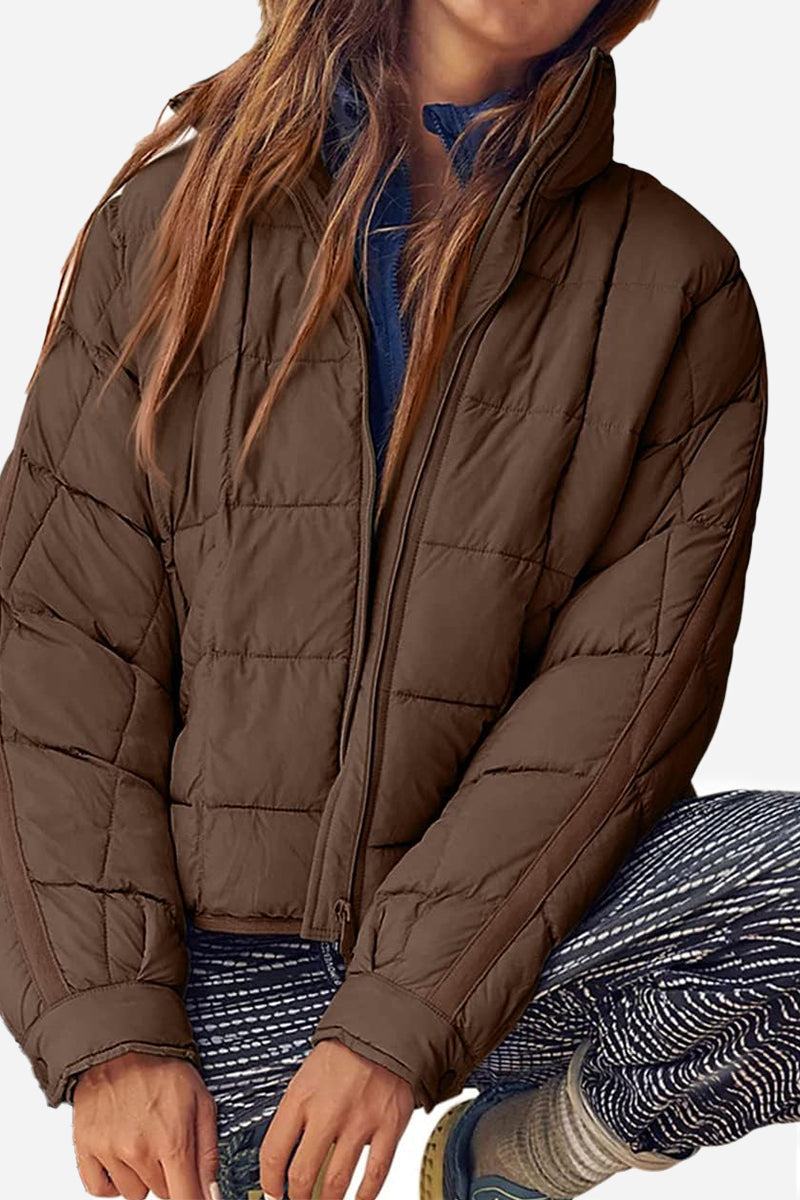 Damen Winterjacke mit Steppung für Übergangstage (3)
