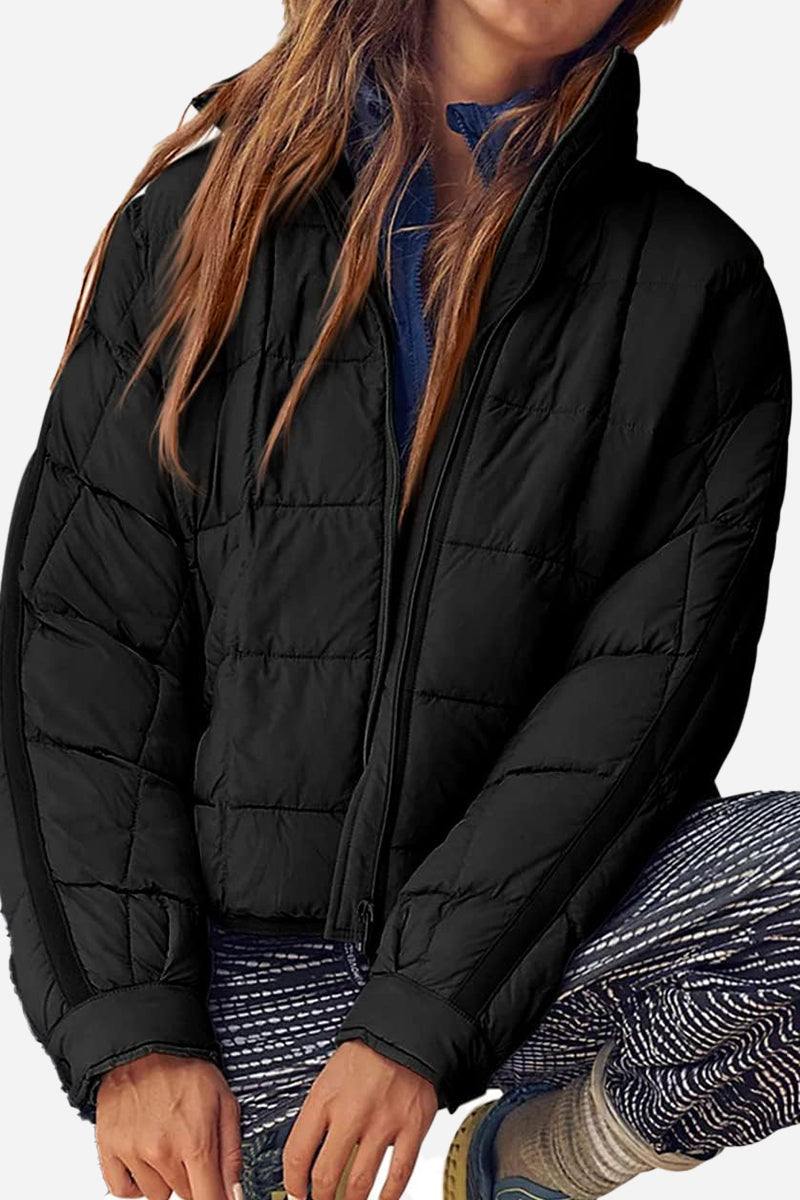 Damen Winterjacke mit Steppung für Übergangstage (7)