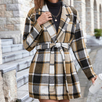 Carla | Damen Winterjacke mit verstellbarem Taillengürtel für Büro