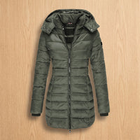 Ida | Damen Winterjacke Mittellang Gesteppt