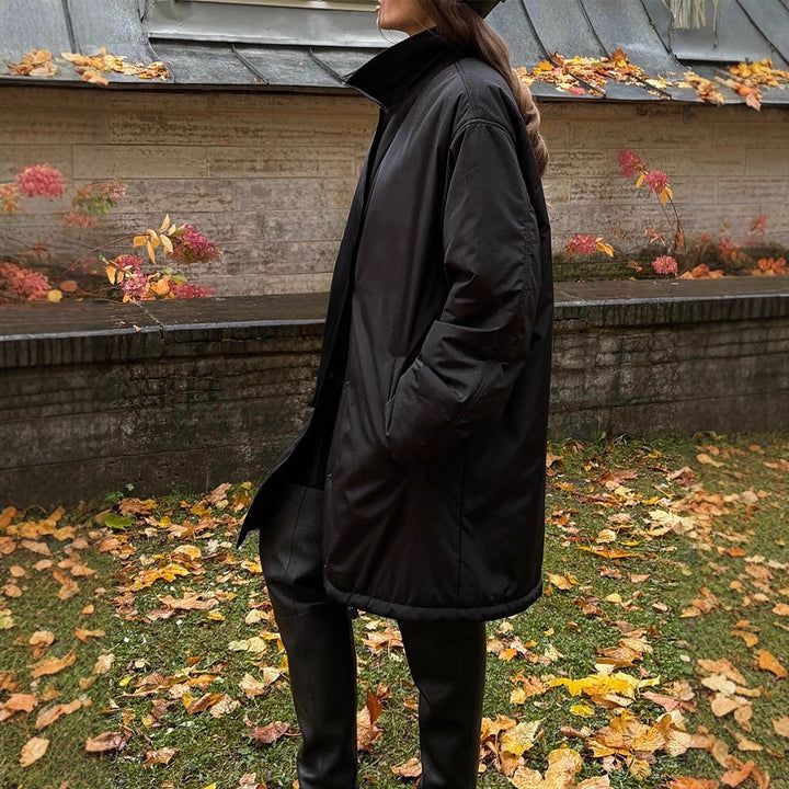 Damen Winterjacke mittellang, gesteppt im Oversized-Stil (3)