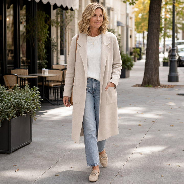 Damen Winterjacke Oversize mit Wolloptik (6)