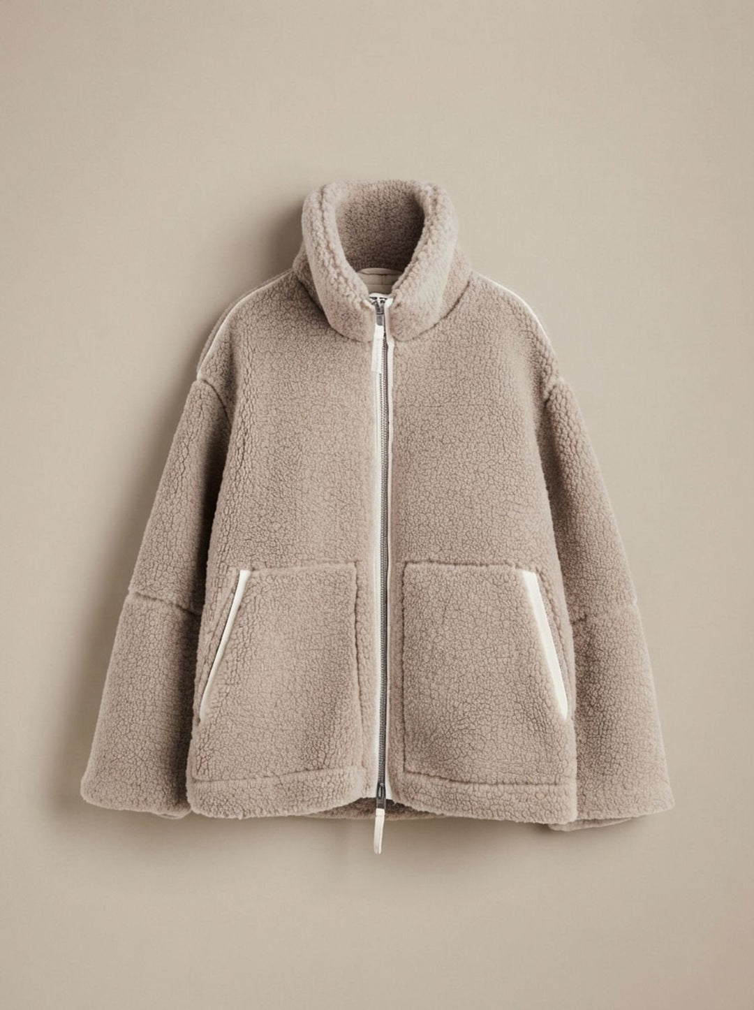 Damen Winterjacke Oversized im Teddy-Stil (5)