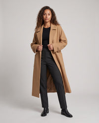 Charlotte | Damen Winterjacke Oversized mit breitem Reverskragen