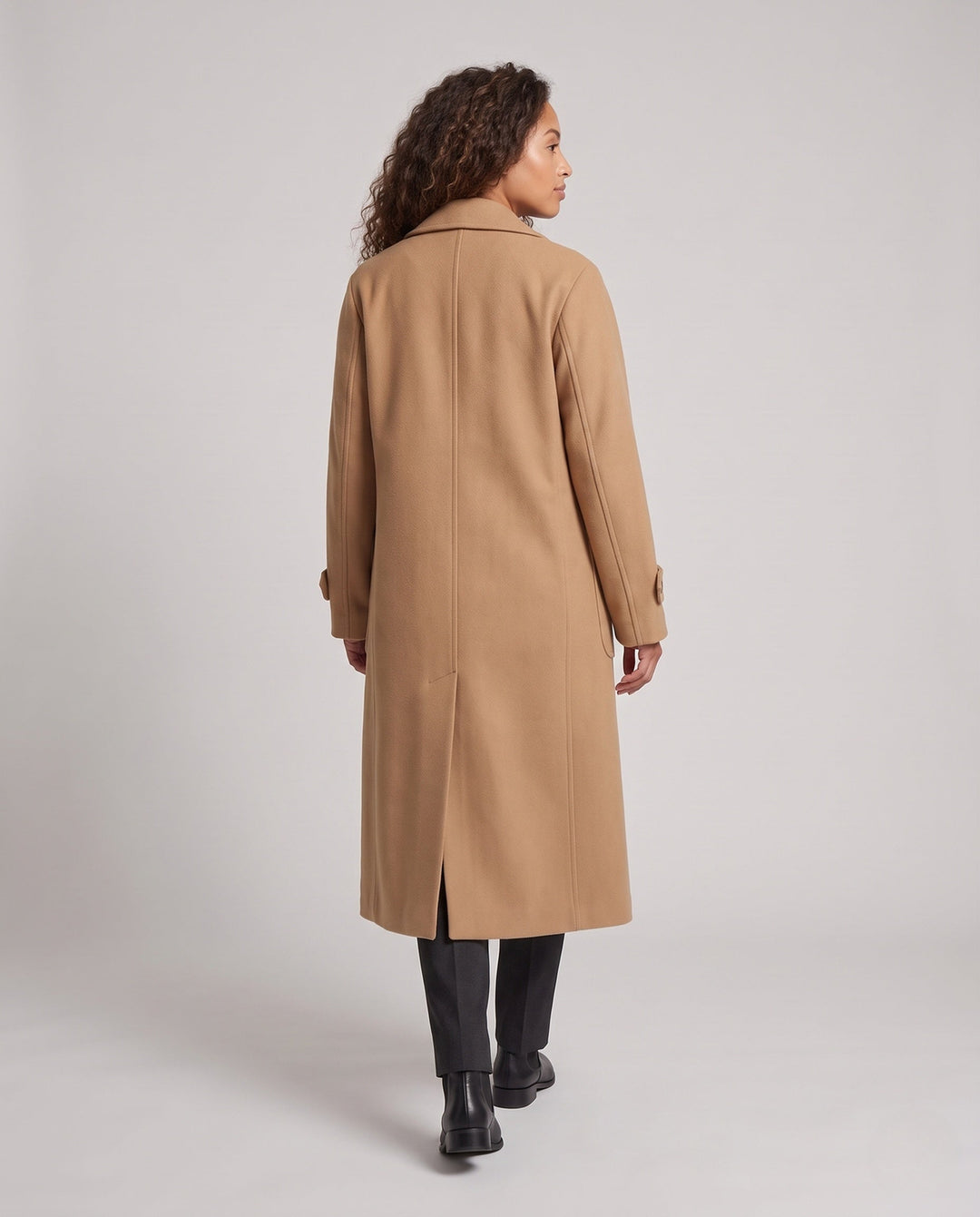 Damen Winterjacke Oversized mit breitem Reverskragen (4)