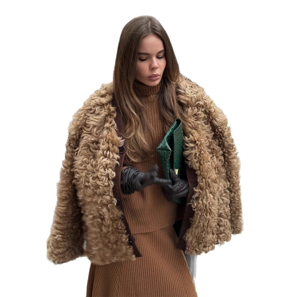 Damen Winterjacke Teddy-Kunstfell im Oversize-Schnitt (5)