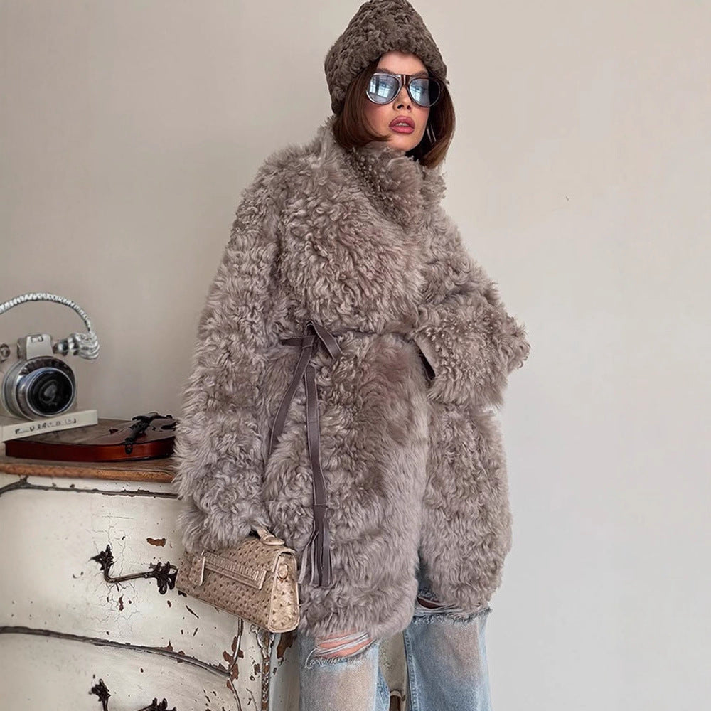 Damen Winterjacke Teddy-Kunstfell im Oversized-Schnitt (2)