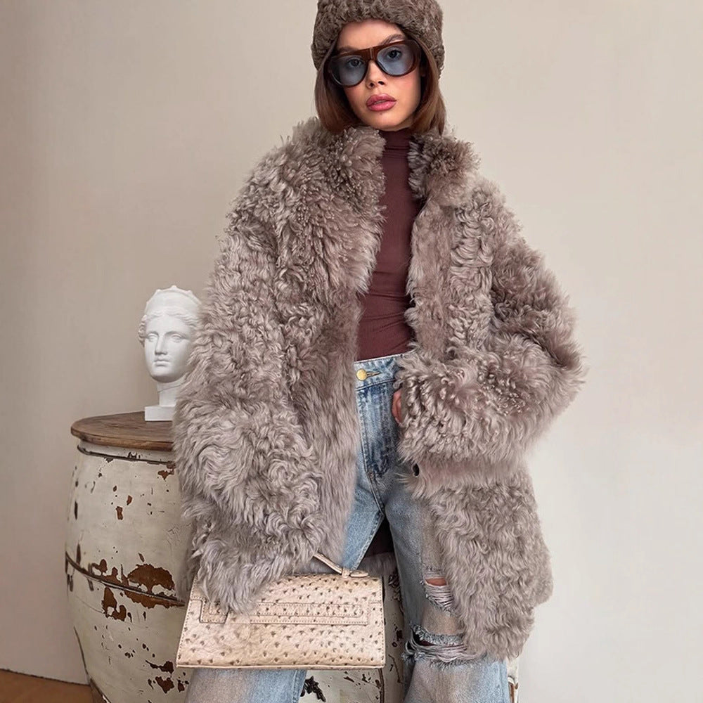 Damen Winterjacke Teddy-Kunstfell im Oversized-Schnitt (4)