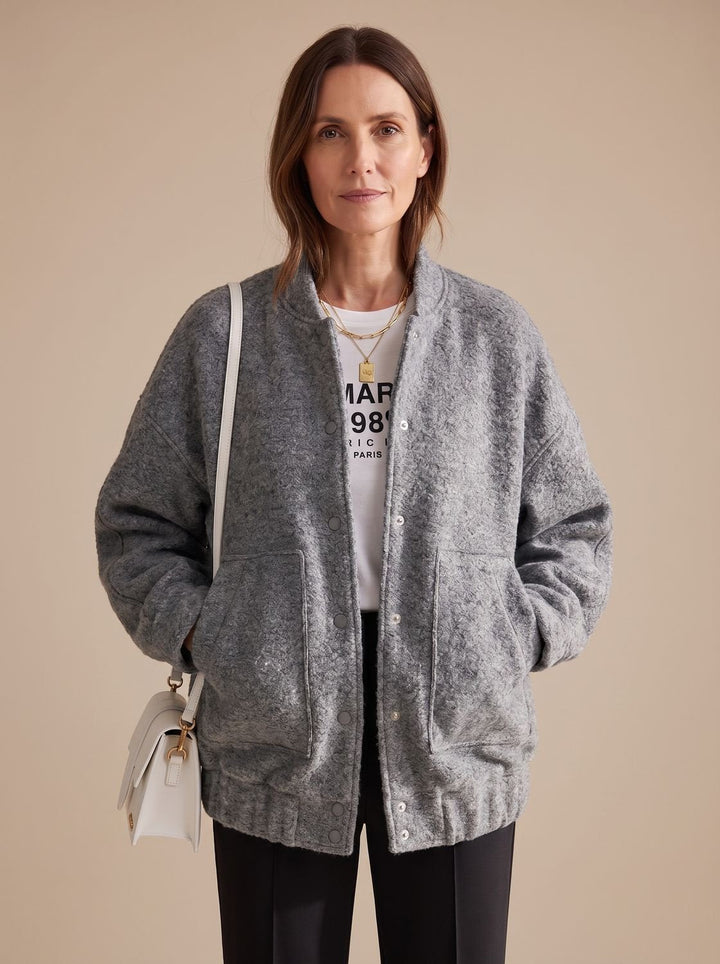 Damen Winterjacke Teddy mit gemütlichem Rundhals (10)