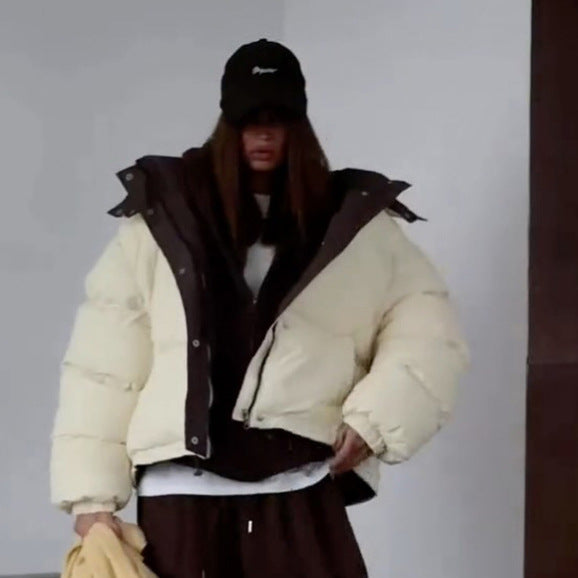 Damen Winterjacke Übersize kurz für kalte Tage (2)