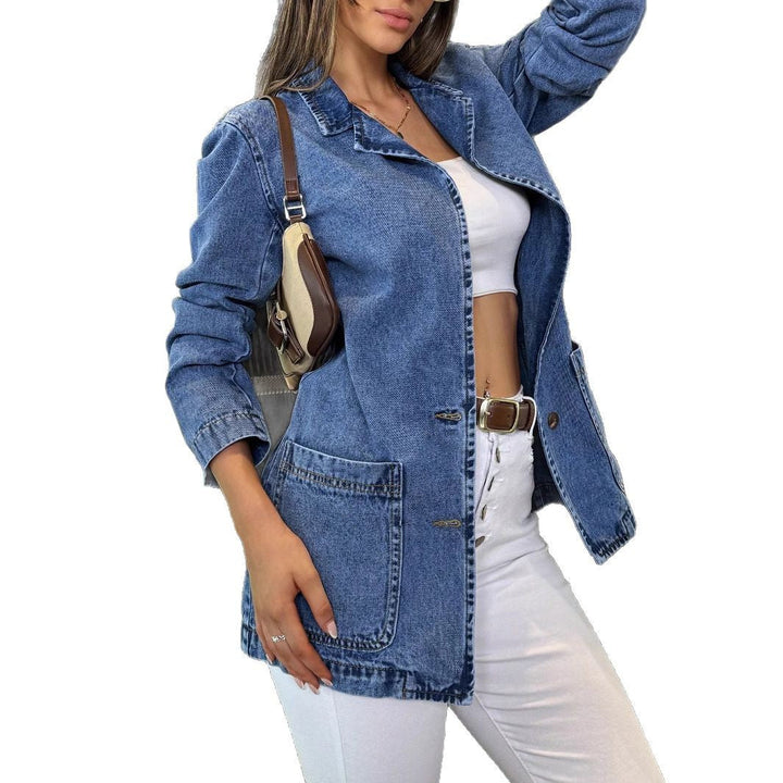 Damen Winterjacke zum Layern aus Denim (5)