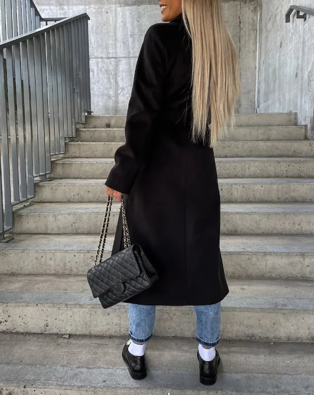 Damen Wintermantel im klassischen Trenchcoat-Stil (6)