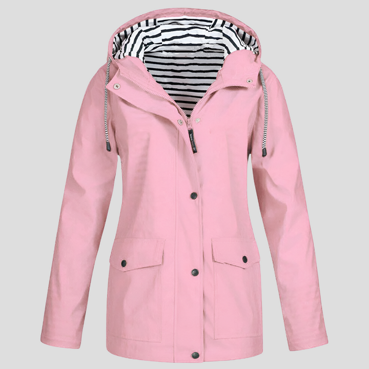 Damen Wintermantel Wasserdicht mit Isolierung in Rosa
