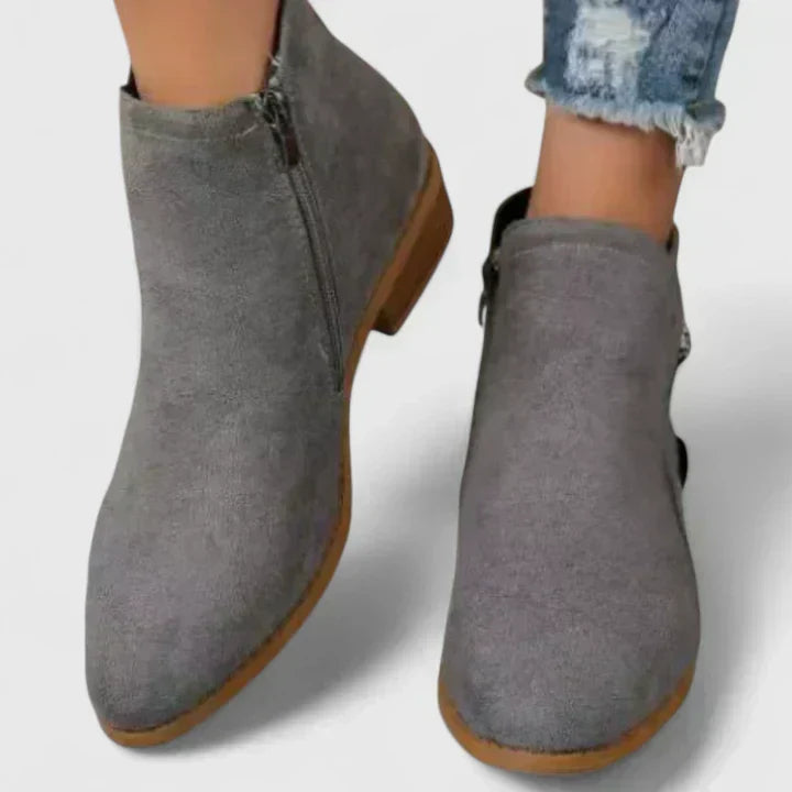 Damen Winterschuhe für stabilen, bequemen Alltag in Grau
