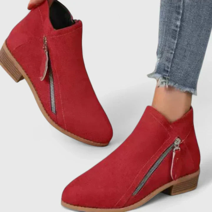 Damen Winterschuhe für stabilen, bequemen Alltag in Rot
